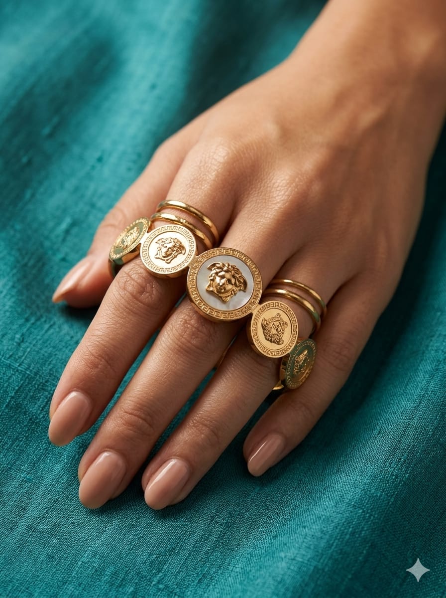 imperial Coin Bracelet | Gold-Tone Designer Bracelet sku 1112