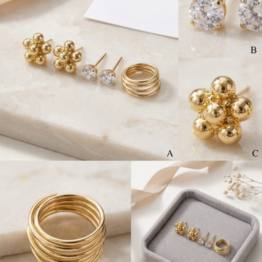 Golden Essentials Jewelry Collection Set SKU 3309