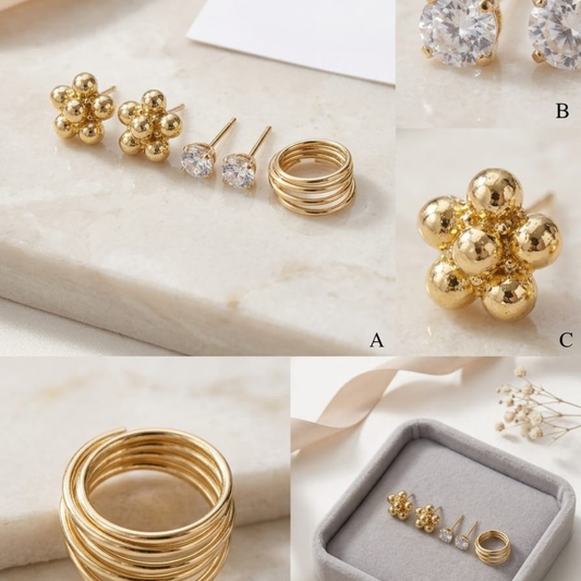 Golden Essentials Jewelry Collection Set SKU 3309