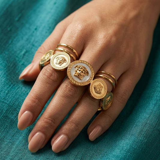 Imperial Coin Bracelet | Gold-Tone Designer Bracelet